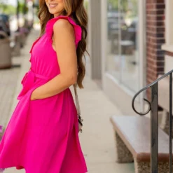 Ruffled Wrap Top Tie Waist Dress -Women's Clothing Store untitled 9417 77b9e2e4 0258 488a 8581 0c533d301006