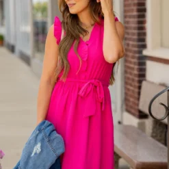 Ruffled Wrap Top Tie Waist Dress -Women's Clothing Store untitled 9427 347d90db 97d1 4cef a0d2 20e21277ca13