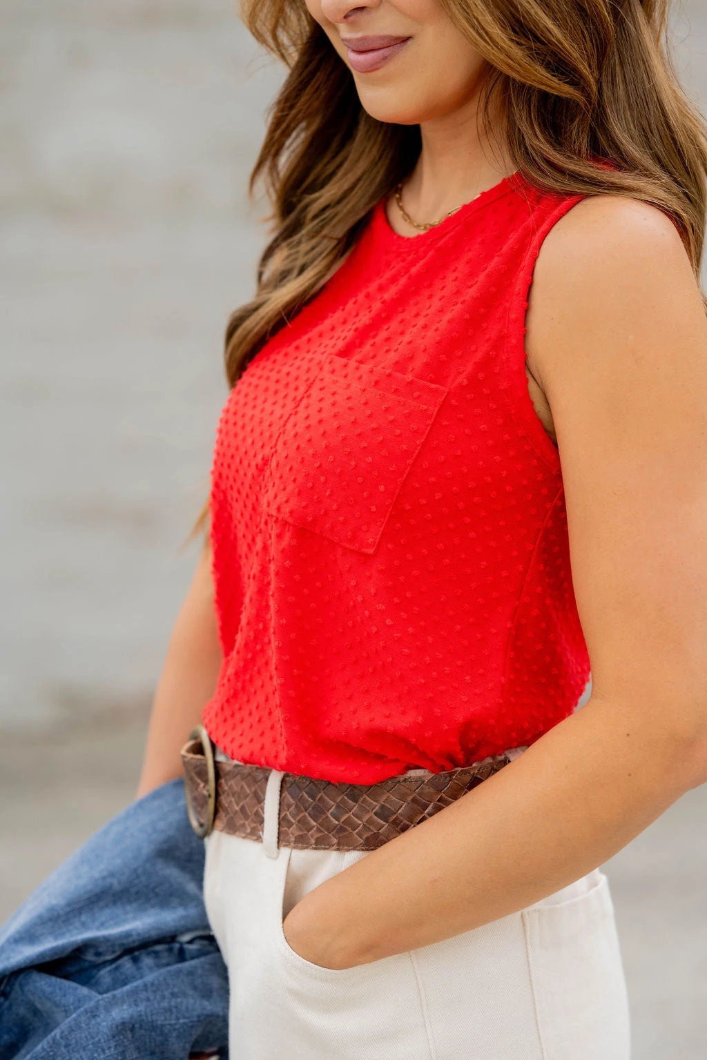 Swiss Dot Pocket Tank 1 Swiss Dot Pocket Tank