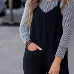 Slit Back Relaxed Tank Jumpsuit 38 Slit Back Relaxed Tank Jumpsuit -Women's Clothing Store untitled 9547