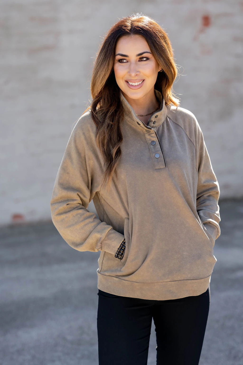 Velvet Trim Pullover 6 Velvet Trim Pullover - Image 6