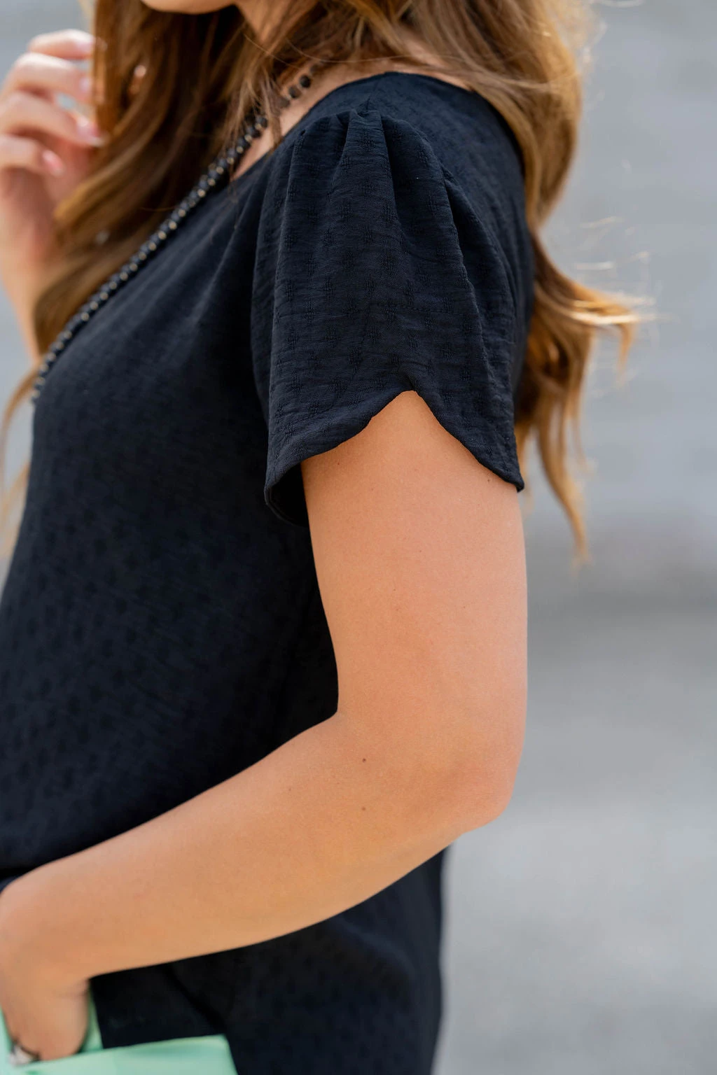 Stitched Dots Two Scallop Sleeve Tee 18 Stitched Dots Two Scallop Sleeve Tee - Image 18