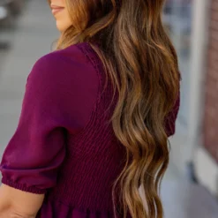 Ruched Top Babydoll Dress -Women's Clothing Store untitled 9669 942512