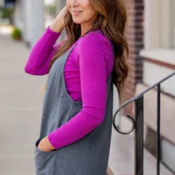 Everyday Two Pocket Tank Jumpsuit -Women's Clothing Store untitled 9725