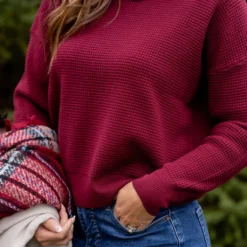 Heavily Waffled Sweater Tee -Women's Clothing Store untitled 9836 6ca343c0 61ca 481e 9a9e 076d2b4e3e6c