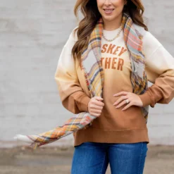 Whiskey Weather Gradient Ribbed Graphic Crewneck -Women's Clothing Store untitled 9852 e97de02e cab4 44b6 b05a 696f056de2c1