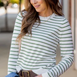 Everyday Striped Sweater Tee -Women's Clothing Store untitled 9938 e54fedbc 09a0 4a7a 9059 e70c19d822a5