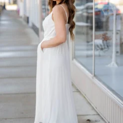 Draped Collar Thin Strapped Maxi Dress -Women's Clothing Store untitled 9946 390037f0 2f29 4b6d 90fa d5a33fc73770