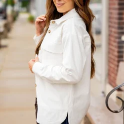 Velvety Soft Corded Shacket -Women's Clothing Store velvety soft corded shacket 195774