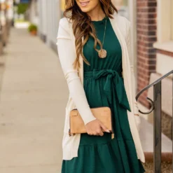 Woven Textured Ruffle Trim Tie Dress 28 Woven Textured Ruffle Trim Tie Dress -Women's Clothing Store woven textured ruffle trim tie dress 867995